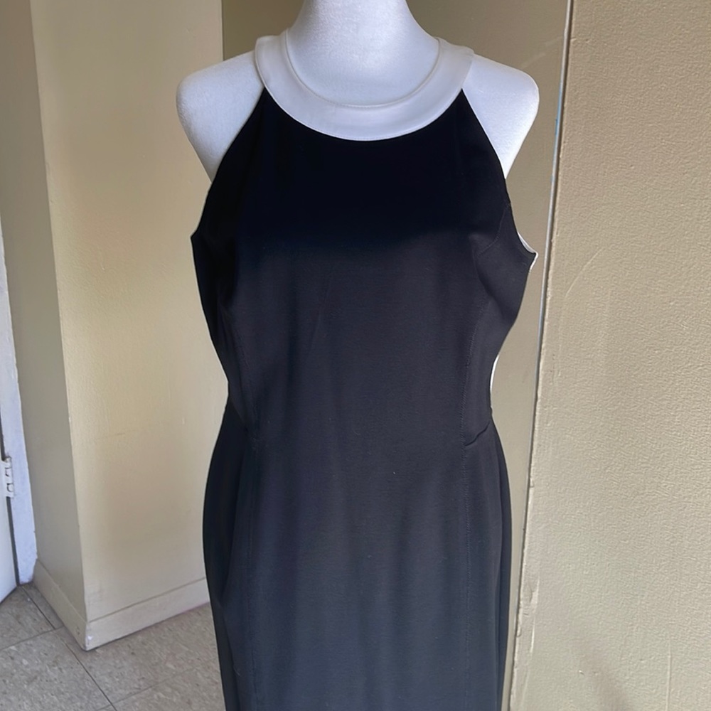 NWOT Banana Republic Size 12P Black & White Bodycon Dress